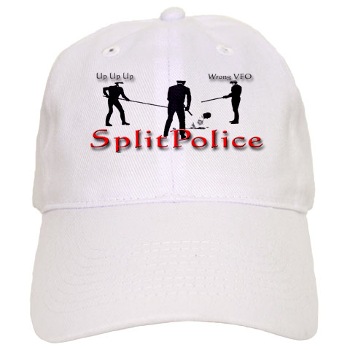 Click here to get your very own Split Police cap!!  Eh...spleeet!!  UP UP UP...